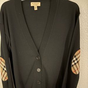 Burberry black cardigan